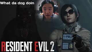 WHAT DA DOG DOIN  Resident Evil 2 REMAKE  PART 3 [upl. by Rafaelle175]