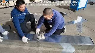 how to use air duct line III to make slipampdrive TDFTDC air ductairduct hvac ductmachine [upl. by Urbanus798]