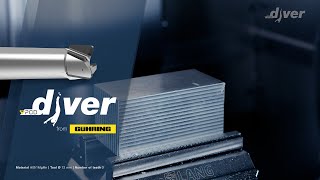 PCD Diver An allround talent for aluminium milling [upl. by Mandel]