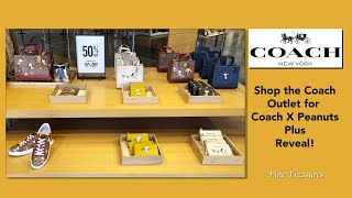 Coach X Peanuts Outlet Tour and Reveal [upl. by Binetta]