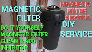 HOW TO CLEAN A MAGNETIC FILTER  5 MINS MagneticFilter CentralHeating Heating Boiler Plumbing [upl. by Ylus474]