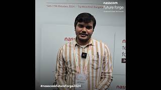 nasscomfutureforge2024  Nitish K Scientist ISRO [upl. by Enyaht]