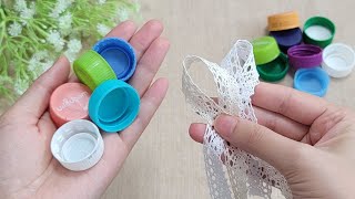 I do this and Sell it quickly  Super Recycling Idea with Plastic bottle cap  DIY [upl. by Samuella]