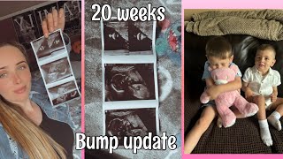 20 Week Bump Update With My Little Girl🩷 [upl. by Odelia]