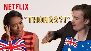 A Very Unofficial Australian Slang Lesson With The Cast of Everything Now  Netflix [upl. by Neo]