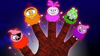 Halloween Songs  SCARY SPIDER FINGER FAMILY  Nursery Rhymes for Kids by Annie and Ben [upl. by Olwen]