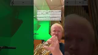 Horn Solo from Rossinis quotIl Barbiere di Sivigliaquot music horn excerpt rossini [upl. by Jovita750]