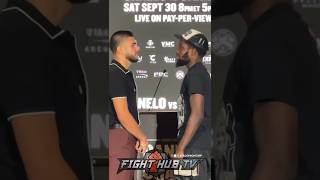 Jesus Ramos STEPS to Erickson Lubin in FACE OFF at press conference [upl. by Schlesinger]