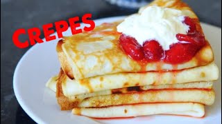 Crepes blintzes recipe russian cooking блины [upl. by Ztnarf]