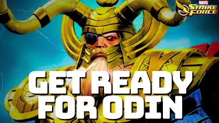 DD8 PREPARATION FOR ODIN and how SENTINELS CHANGED MY PLANS  MARVEL Strike Force  MSF [upl. by Archibald328]