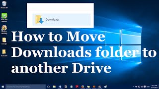 How to move Downloads folder to another drive in Windows 10 and Windows 11 [upl. by Rask]