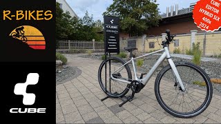 Ebikes 2024 Cube Editor Hybrid SLX 400X sleekgrey´n´spectral WALKAROUND REVIEW [upl. by Emmye]