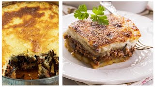 Classic Greek Moussaka with Freezer Tips [upl. by Harilda]