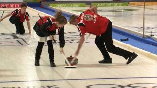 All the action from the Red group Session 4  Innsbruck 2012 Mixed Curling [upl. by Attevroc]