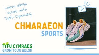 Chwaraeon  Sports Easy Welsh Pronunciation lesson  Dysgu Cymraeg 00122 [upl. by Ylime82]