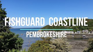 The beautiful Pembrokeshire coastline around Fishguard and Goodwick [upl. by Aerdua]