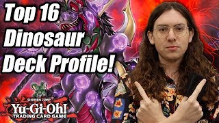 YuGiOh ProPlay Tour Invitational Top 16 Dinosaur Deck Profile ft Stephen Bronder [upl. by Noivart]