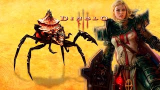 DIABLO III  NOELIA Y LA REINA ARANEAE  CRUZADO NIVEL EXPERTO [upl. by Aicirpac282]