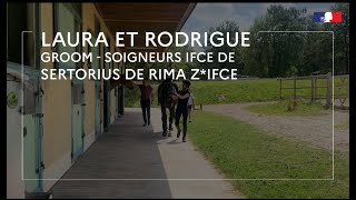 Laura et Rodrigue soigneurs de Sertorius de Rima ZIFCE [upl. by Schonfield]