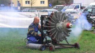 Two 9 Cylinder Radial Engines  Start and Run  Sternmotor [upl. by Lenny]