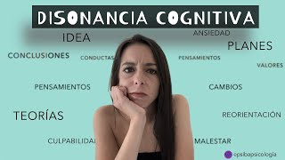 El secreto que hay detrás de los conflictos internos la Disonancia Cognitiva [upl. by Dorion]