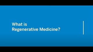 What is Regenerative Medicine HSS [upl. by Main]