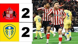 Sunderland v Leeds 22 Highlights Goals  EFL Championship 2425 [upl. by Levi]