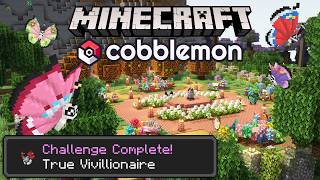 Collecting Every Vivillon  Minecraft Cobblemon 15 [upl. by Akiret]