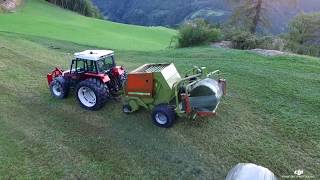 Ballen pressen dritter Schnitt mit Steyr und Wolagri combi [upl. by Astrahan673]