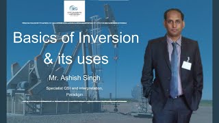 GEOCOGNITIO  Basics of Inversion and its uses  Mr Ashish Singh [upl. by Chesna]