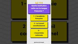 Institutions francophones [upl. by Nonnelg]