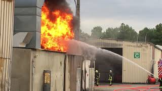 Nouvel incendie dans une entreprise à BonneuilMatours Vienne [upl. by Lehmann]