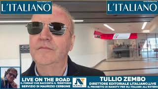 Live con Tullio Zembo direttore editoriale de quotLITALIANOquot [upl. by Abner]