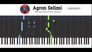 Albanian Shota  Piano Tutorial [upl. by Martres909]