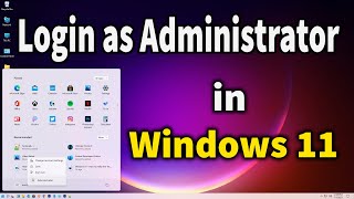 How to unlock and login as the built in administrator in windows 11 [upl. by Nylegna]