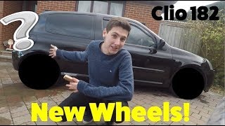 Finally i got new wheels Clio 182 [upl. by Ennahgem757]