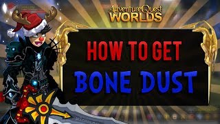 AQW How to get BONE DUST fast  no bot [upl. by Winfrid]