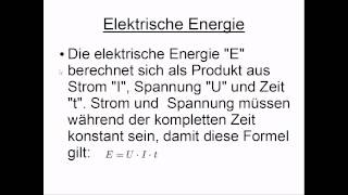 Elektrische Energie [upl. by Ahsyak]