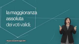 Elezioni Comunali  26 maggio 2019  Come si vota [upl. by Aprile]