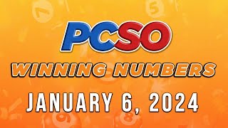 P607M Jackpot Grand Lotto 655 2D 3D 6D and Lotto 642  January 6 2024 [upl. by Enywad843]