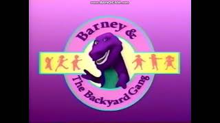 Barney amp The Backyard Gang Theme Song in Low Tone Screen Version [upl. by Gorey]