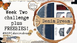 NSPCdenimdream Week 2 Challenge plus FREEBIES [upl. by Ynnos998]