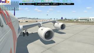 Flight Sim Toliss A340600 Go Big or Go Home    FULL ATC [upl. by Haimirej121]