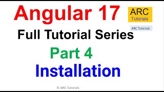 Angular 17 Tutorial 4  Installation  Angular 17 Tutorial For Beginners [upl. by Nosnorb]