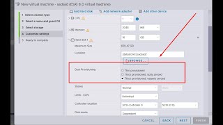 VMWare esxi Disk Provisioning türleri nedir avantajları ve dezavantajları [upl. by Inva]