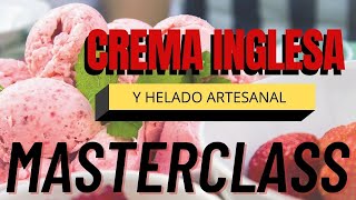 🔴🔺¿CÓMO HACER UNA CREMA INGLESA Y UN HELADO ARTESANAL DESDE 0🔴🔺CHEF MODE MEDIA GASTRONOMIA [upl. by Ecnadnak]