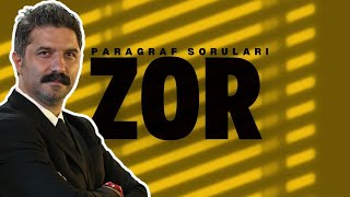 Zor Paragraf Soruları  RÜŞTÜ HOCA [upl. by Eliath]