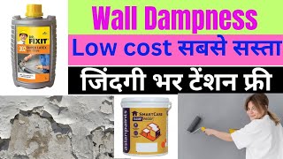 Wall waterproofing  how to Repair damp wall  wall treatment  DAMP wall treatment [upl. by Aloap]