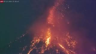 Sep 23 2024 Big Eruption from Fuego Guatemala [upl. by Ynaittirb22]