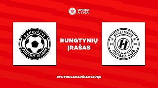 Optibet A lyga 12 turas „Panevėžys“ – „Hegelmann“ 20220503 [upl. by Nwahsauq393]